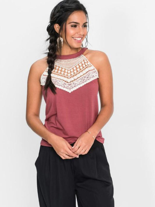 LaceT-shirt Vest for Ladies