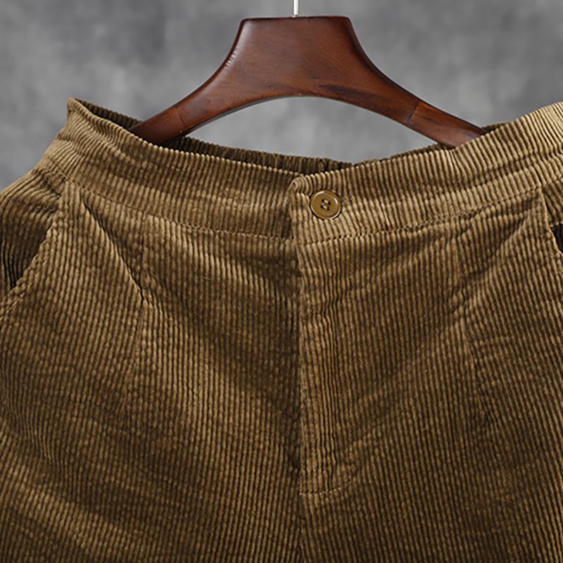 Plus Size - Winter Casual Thermal Wide Leg Pants