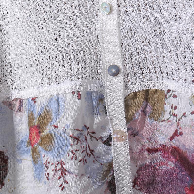 Women Cardigan Casual Hollow Out Shirt