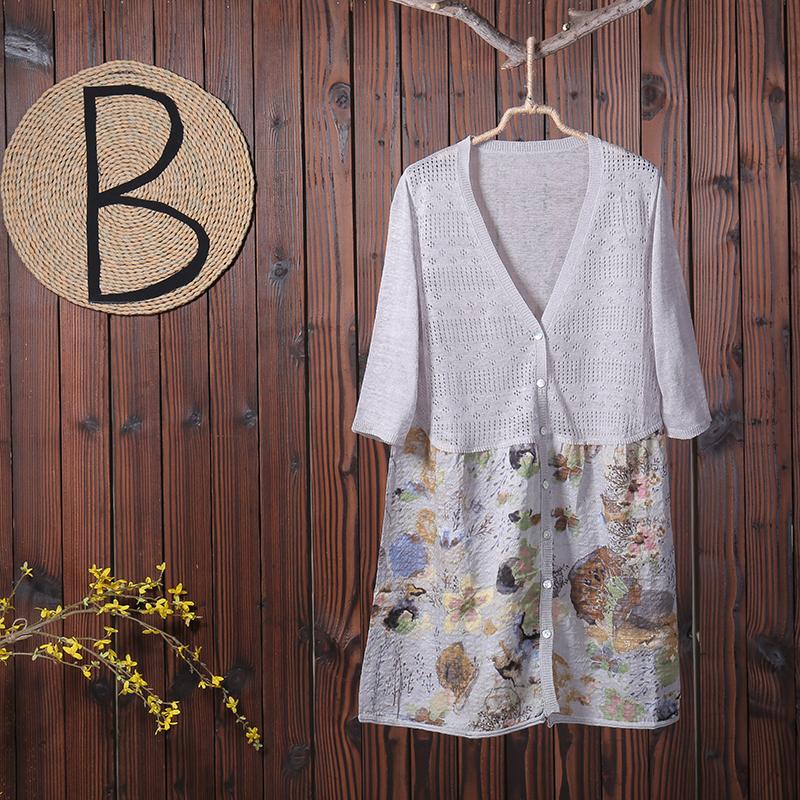 Women Cardigan Casual Hollow Out Shirt