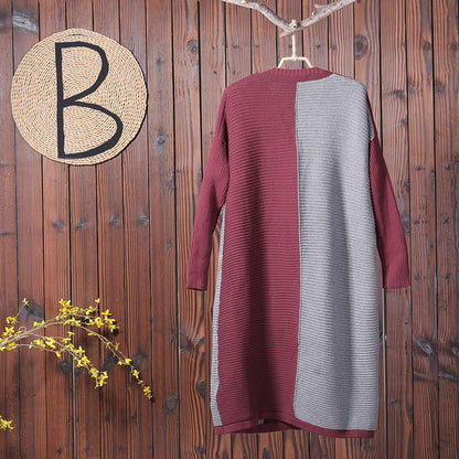 Women Casual Long Sleeves Knitted Coat