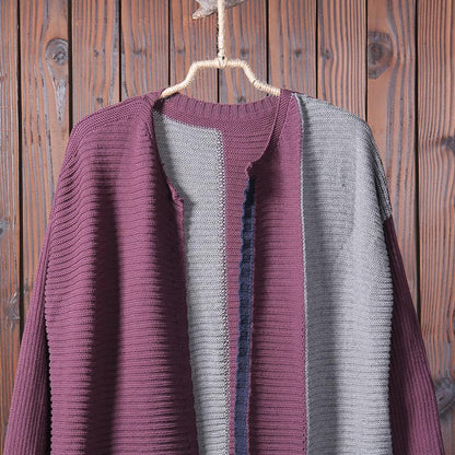 Women Casual Long Sleeves Knitted Coat