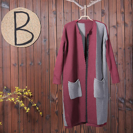 Women Casual Long Sleeves Knitted Coat