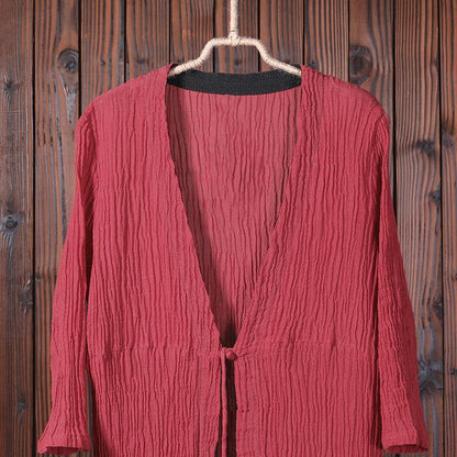 Women Casual V-neck Lacing Summer Top