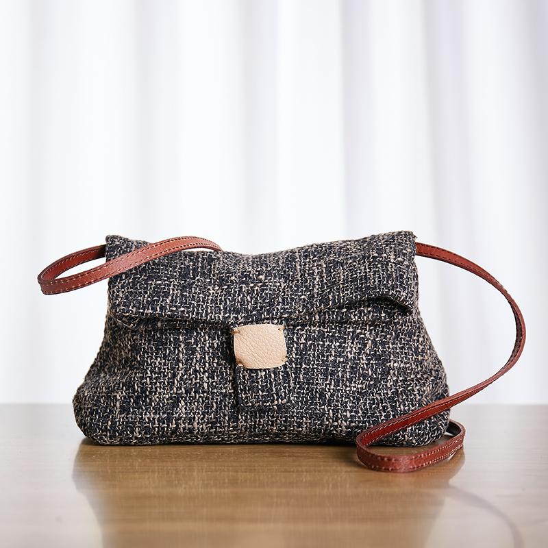 Women Cotton Linen Casual Shoulder Bag