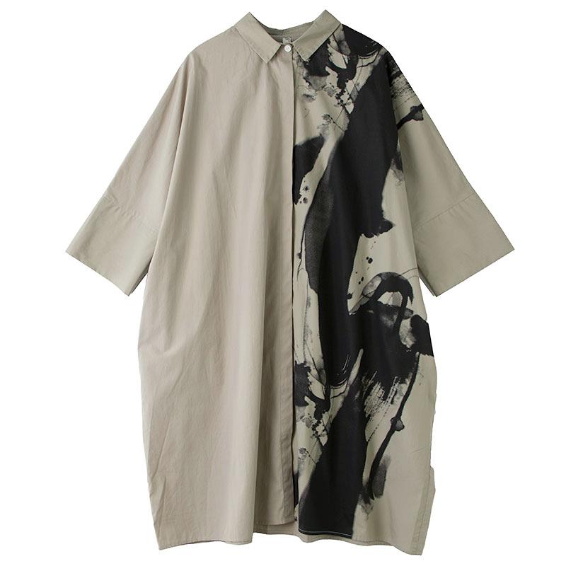 Women Cotton Seven Percent Sleeve Shirt