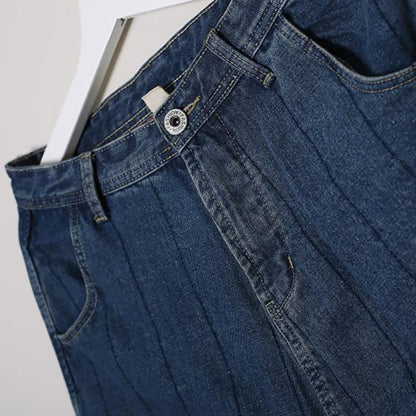Women Deep Crotch Denim Jeans