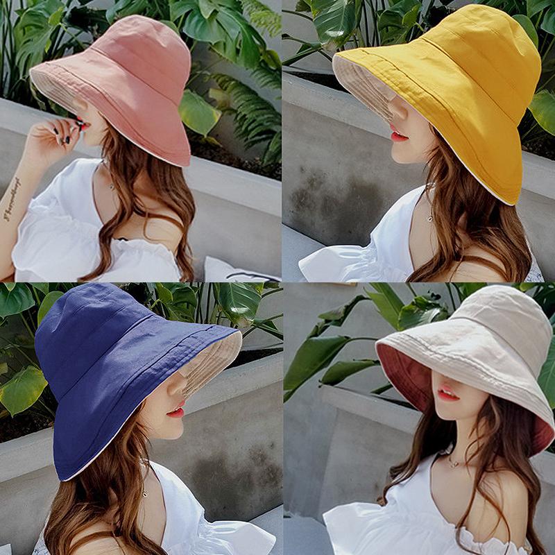 Women Double Sided Summer Casual Hat