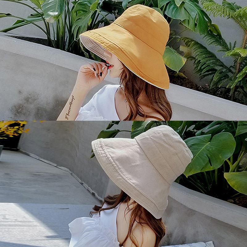 Women Double Sided Summer Casual Hat