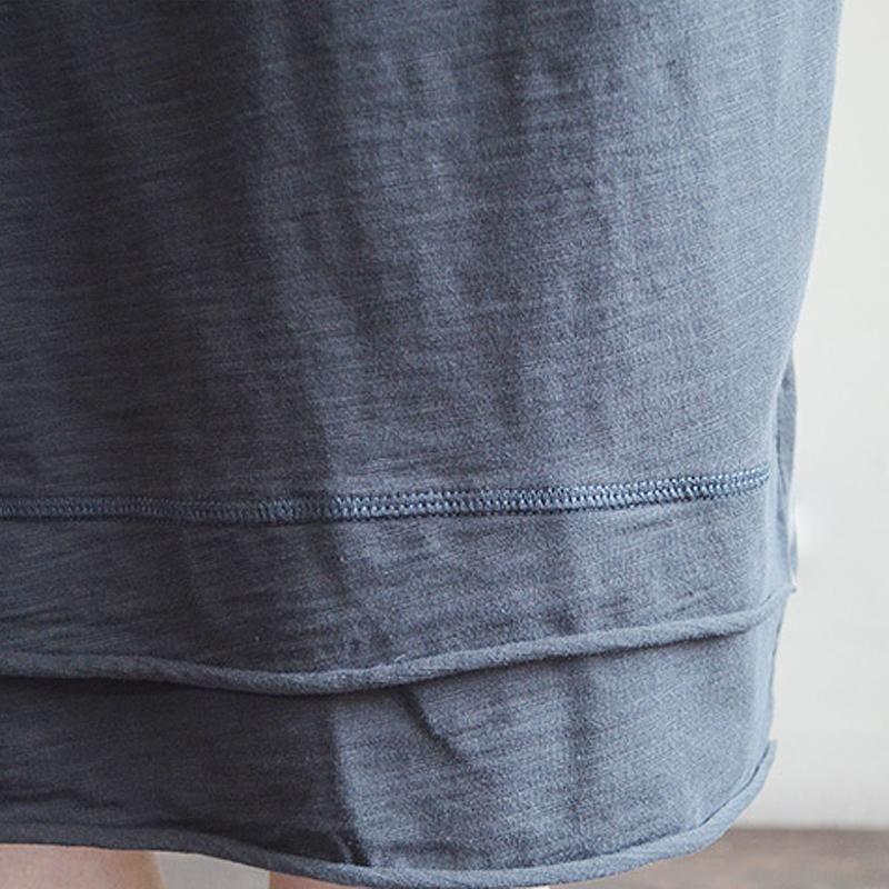 Women Half Sleeve Cartoon Mid-Long Top