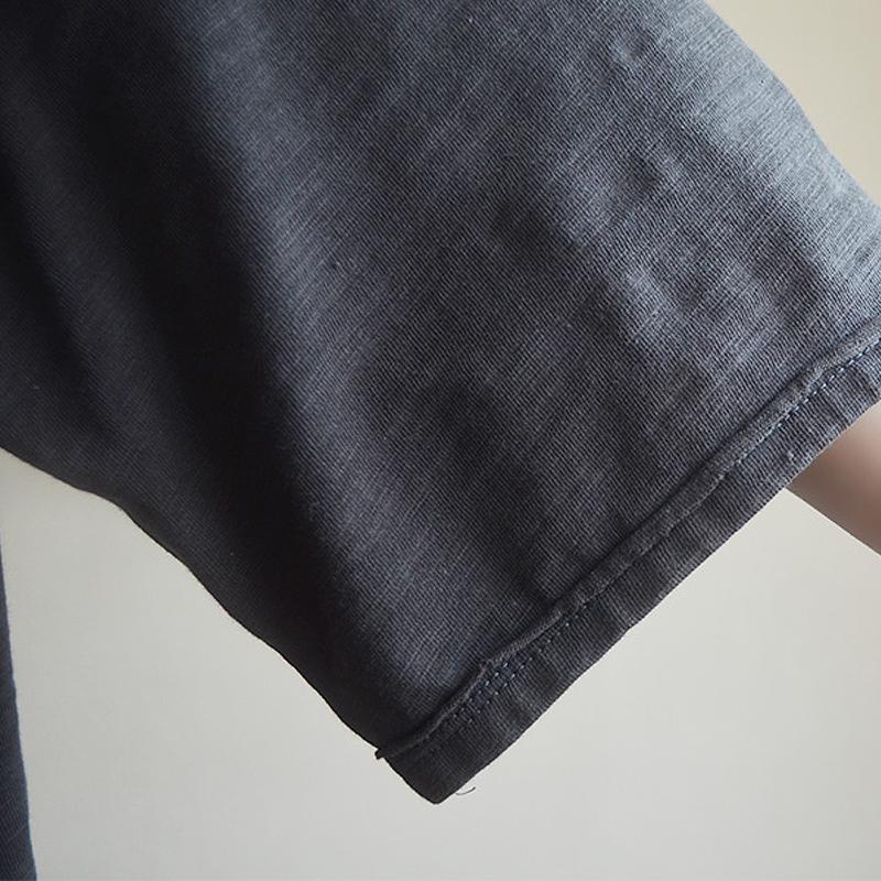 Women Half Sleeve Cartoon Mid-Long Top