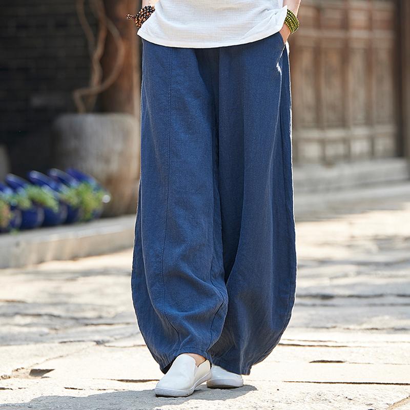 Women Knickerbockers Loose Autumn Linen Pants