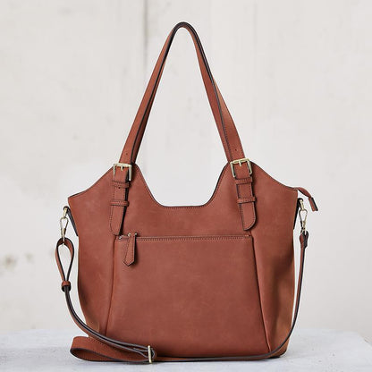 Women Leather Casual Popular Solid Shoulder Bag