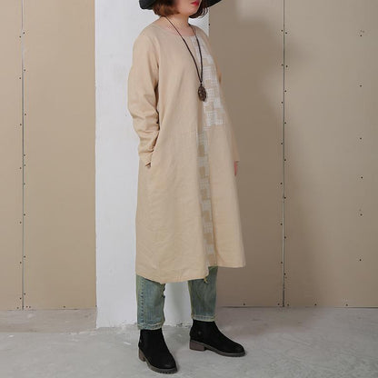 Women Long Sleeve Loose Casual Autumn Dress