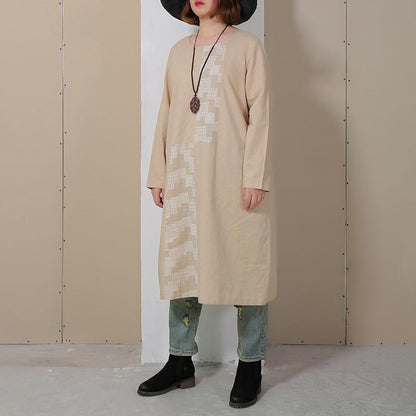 Women Long Sleeve Loose Casual Autumn Dress
