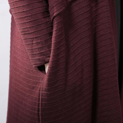 Women Long Sleeve Loose Casual Cardigan Coat