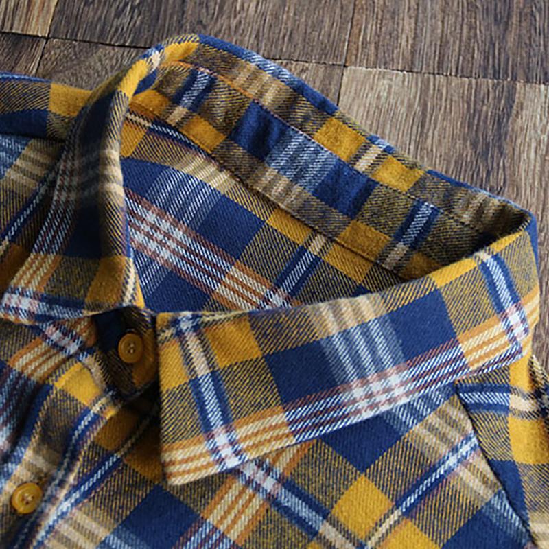 Women Loose Cotton Cardigan Casual Spring Shirt