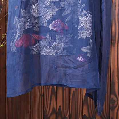 Women Summer Floral Split Casual Two Piece Suit