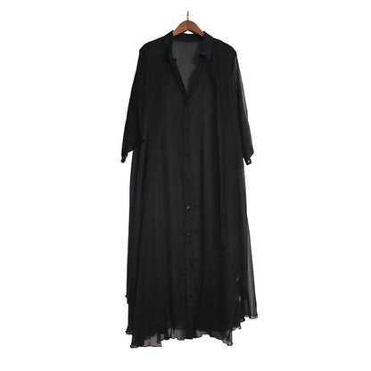 Women Solid Color Double-Layer Shirt Coat