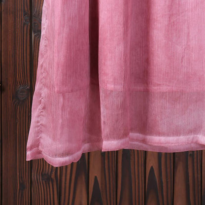 Women Solid Pockets Lining Loose Maxi Dress