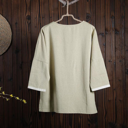 Women Spring Casual Letter Pullover Half Sleeve Sweatshirt