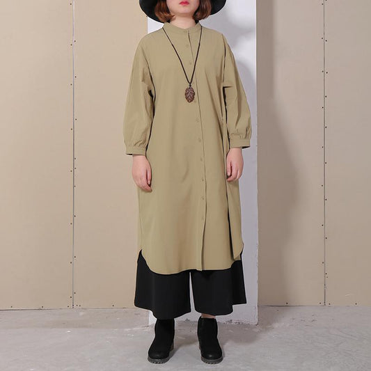 Women Spring Casual Solid Long Sleeve Shirt