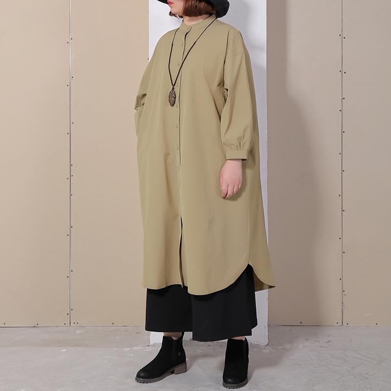 Women Spring Casual Solid Long Sleeve Shirt