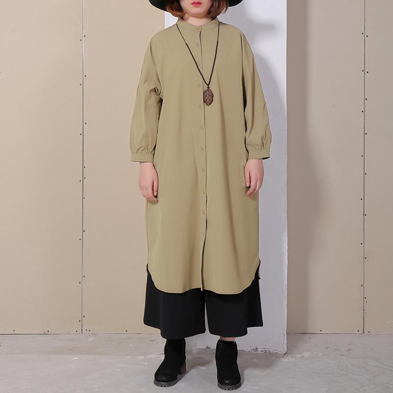 Women Spring Casual Solid Long Sleeve Shirt