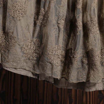 Women Spring Casual Solid Loose Skirt