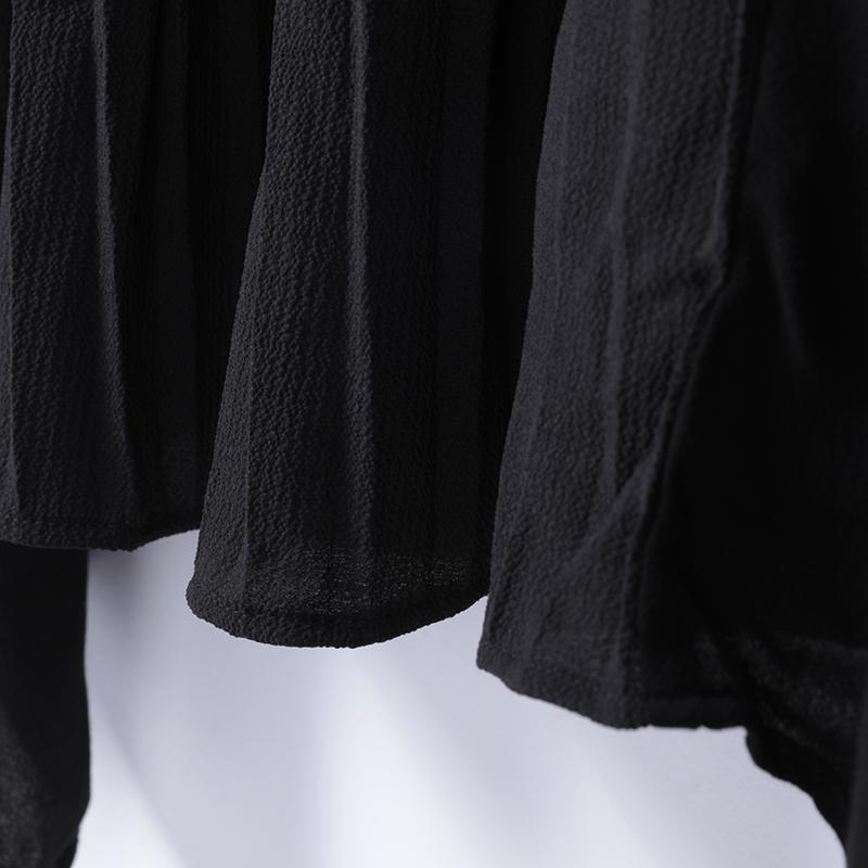 Women Spring Casual Solid Pullover Loose Short Sleeve Dress