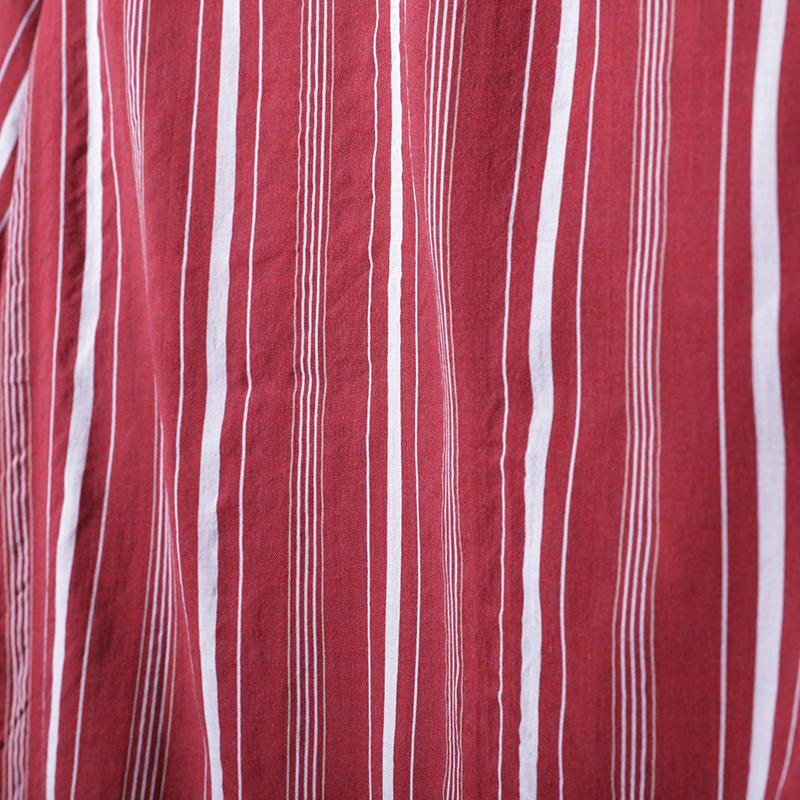 Women Spring Casual Striped Cardigan Long Sleeve Shirt