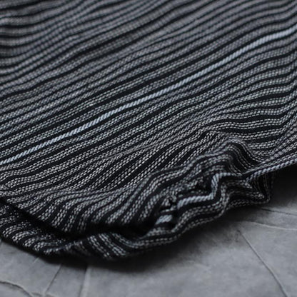 Women Spring Irregular Casual Striped Loose Pants