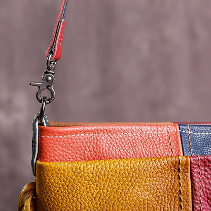 Women Stylish Contrast Tassel Shoulder Bag Crossbody