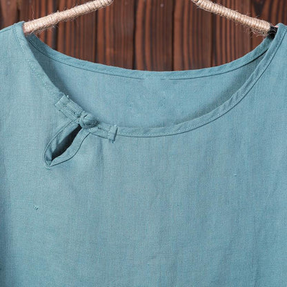 Women Summer Embroidery High Low Hem Frog T-Shirt