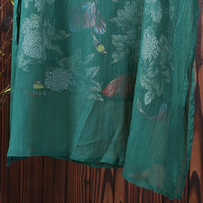 Women Summer Floral Split Casual Two Piece Suit