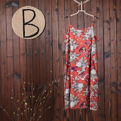 Women Summer Floral Split Casual Two Piece Suit