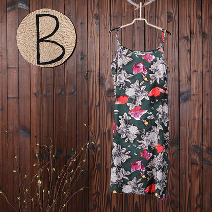 Women Summer Floral Split Casual Two Piece Suit