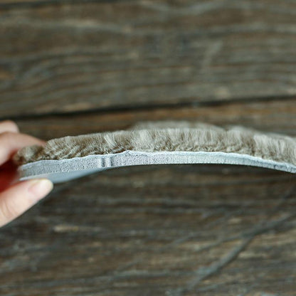 Wool-lined Retro Leather Boots