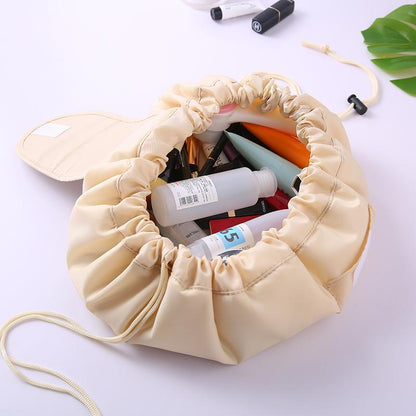 Portable Drawstring Cosmetic Bag Travel Makeup Pouch Toiletry Bag