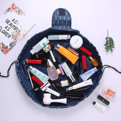 Portable Drawstring Cosmetic Bag Travel Makeup Pouch Toiletry Bag