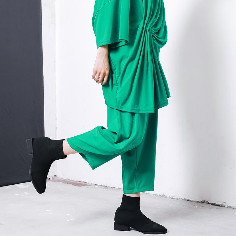 Comfortable Solid Color Big Pockets Bloomers