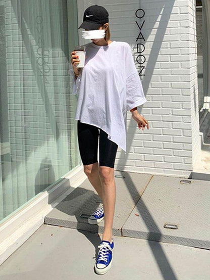 High Waist Casual Wrap Shorts