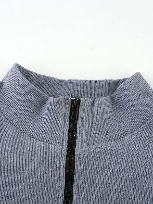 Zipper Long Sleeves Jumpsuits