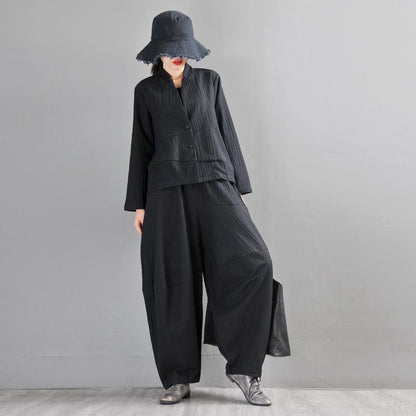 Casual Loose Comfortable Texture Harem Pants