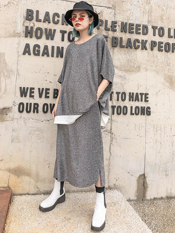 Comfortable Split-joint Skirt Suits