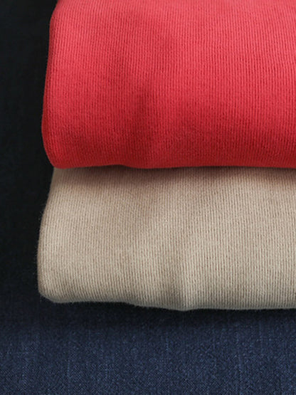 Casual Solid Color Long Sleeves Drawstring Hoodies