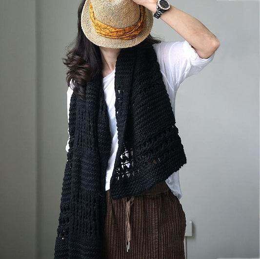 Casual Keep Warm Hollow Women Scarf