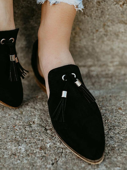 Simple Causal Low-heel  Shoes
