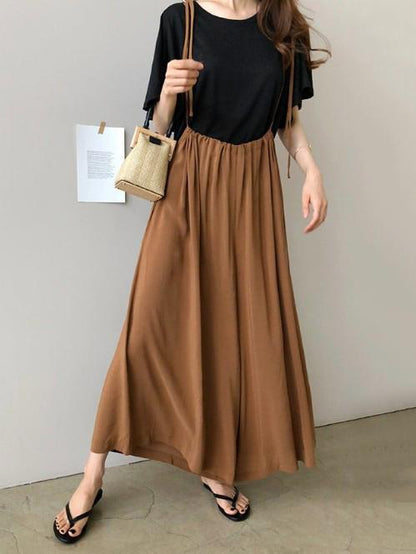 Loose Plus Size Chiffon Light Wide-leg Jumpsuits