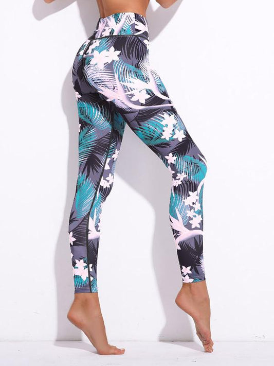 Printed Wrap Fashion Yoga Leggings